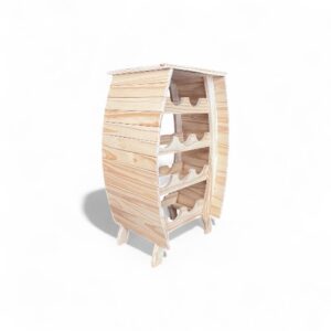 Bodega barril 10 botellas - 35x30x68h