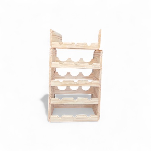 Bodegas Apilable 3 botellas - 40x22x14h - Imagen 3