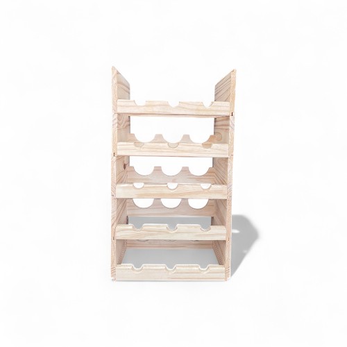 Bodegas Apilable 3 botellas - 40x22x14h - Imagen 2