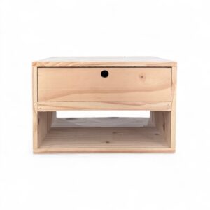 Mesa de pino flotante 40x30x26h