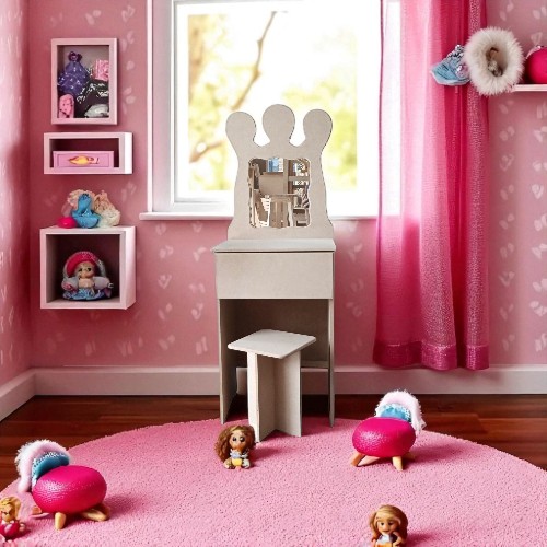 Escritorio espejo corona 40x33x110 (h) - Imagen 2