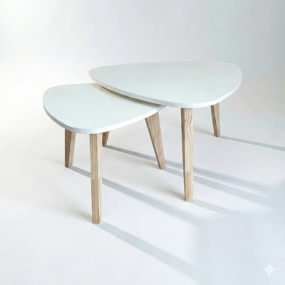 Mesa ratona triangular 80cm x 80cm x 45cm (alto)