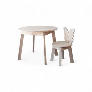 Mesa pino 60cm(ø) x45cm(h)
