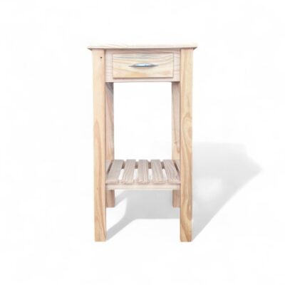 Mesa de luz de pino alta 40 x 30 x 75h