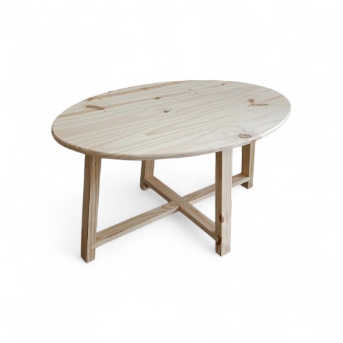 Mesa ratona ovalada 90cm x 60cm x 45cm (h)