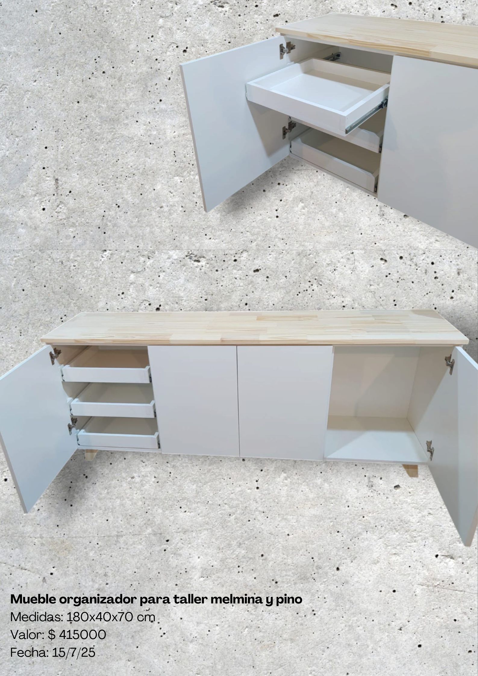 Mueble organizador.