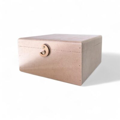 Caja fibro con broche