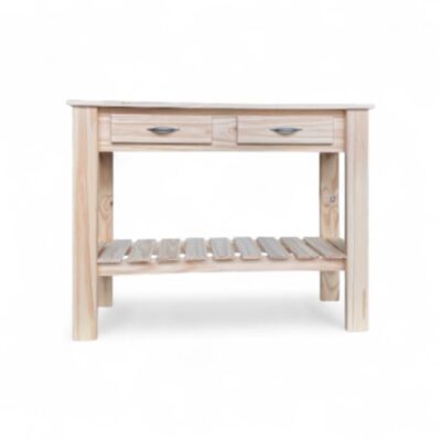 Mesa recibidora pino