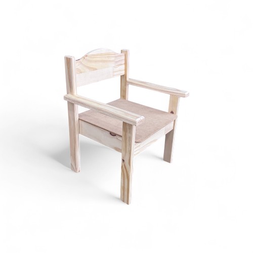 Sillon de niño en pino 40x33x55 (h) - Imagen 2
