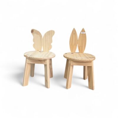 Silla conejo/mariposa 28x45h