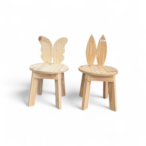 Silla conejo/mariposa 28x45h