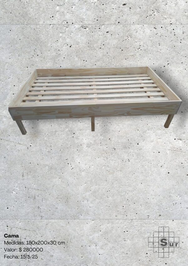 Cama de pino