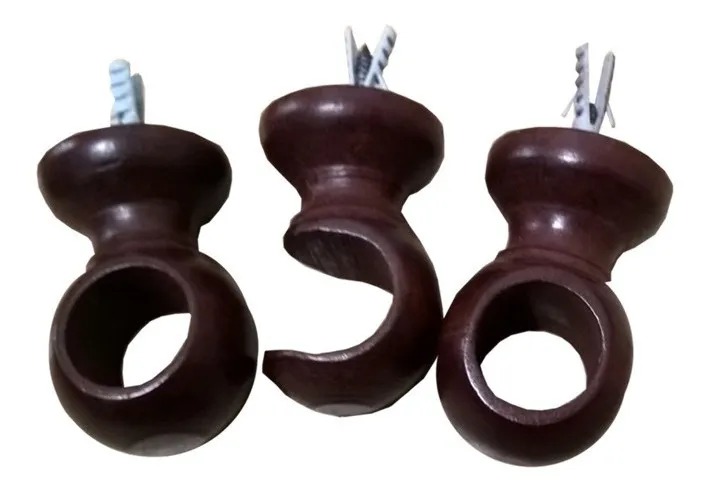 Soporte torneado teñido