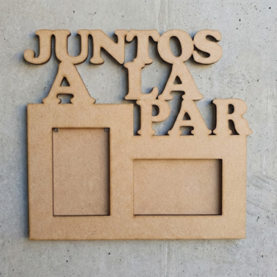 Portarretratos "Juntos a la par"