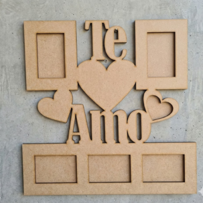 Portarretratos "Te amo"