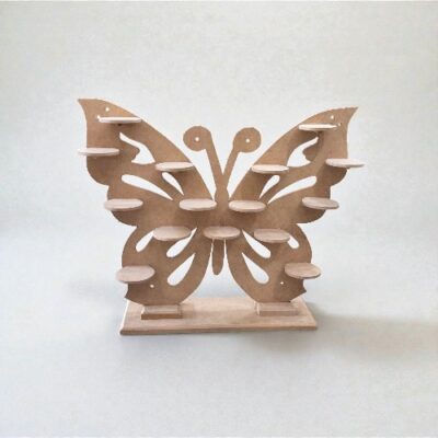 Porta velas 15cm - Mariposa